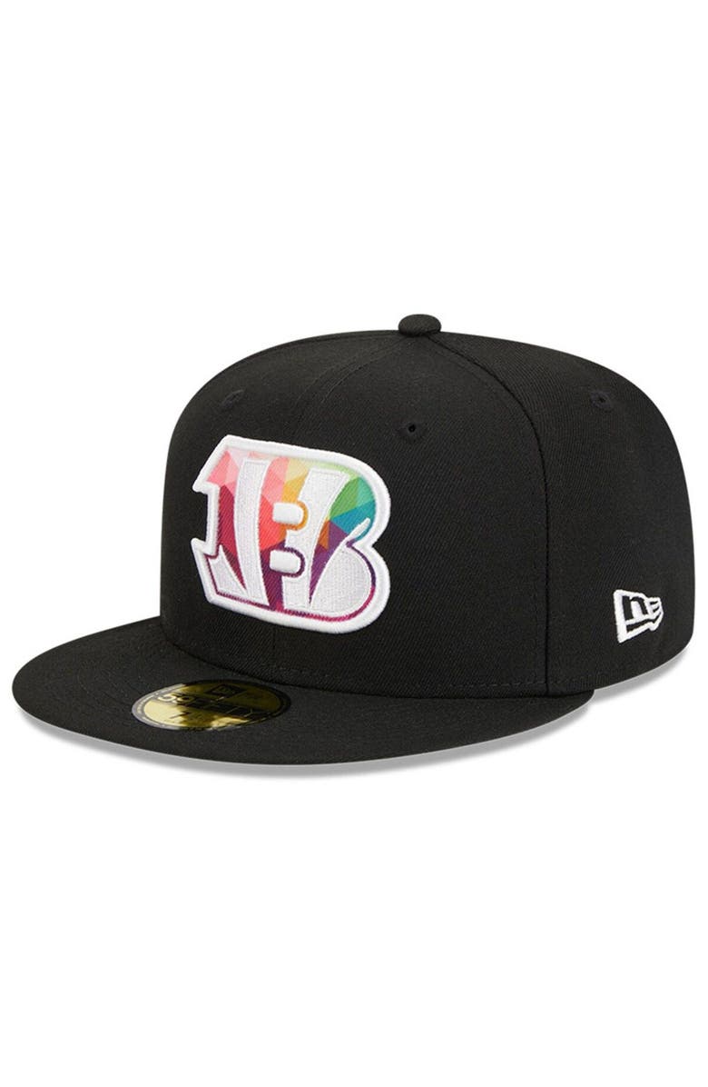 New Era Men's New Era  Black Cincinnati Bengals 2023 NFL Crucial Catch 59FIFTY Fitted Hat, Main, color, Black