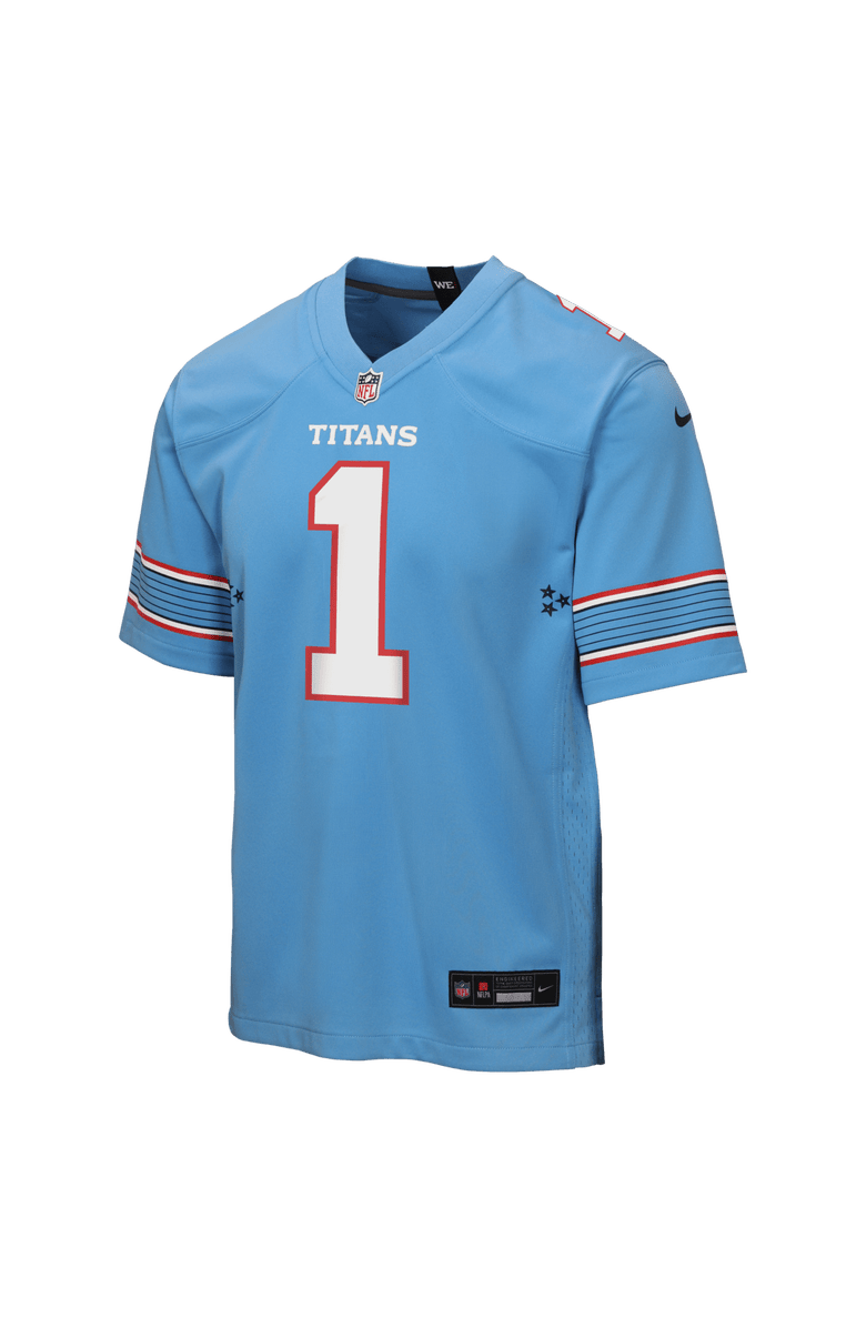 Nike Youth Nike Cameron Ward Light Blue Tennessee Titans Game Jersey, Alternate, color, Light Blue
