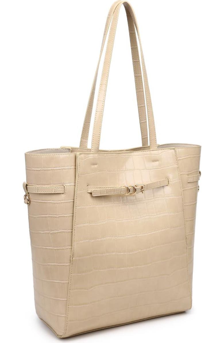 MODA LUXE Athena Bucket, Alternate, color, Cream