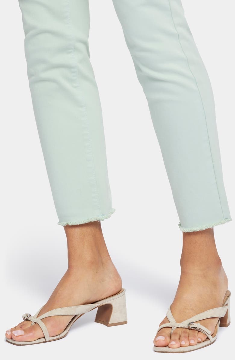 NYDJ Sheri Frayed Hem Slim Jeans, Alternate, color, Fantasy Dream