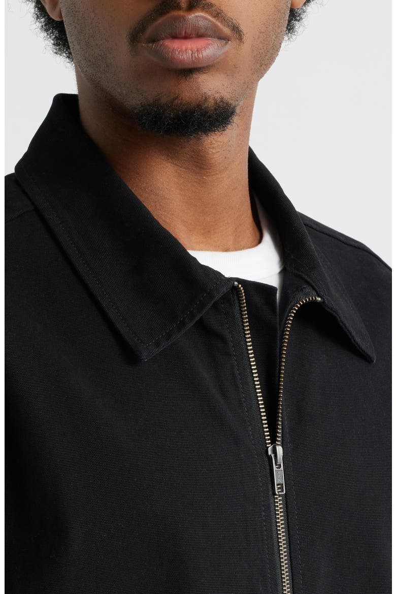 Canvas Workwear Jacket, Alternate, color, BLACK