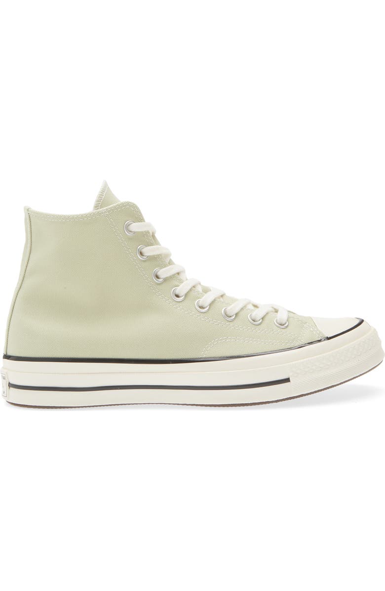 Converse Chuck 70 Canvas High Top Sneaker, Alternate, color, Olive Aura/ Egret/ Black
