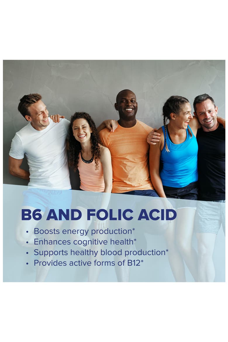 Triple B-12 B-6 Folic Acid Instant Dissolve Tablets, Alternate, color, White