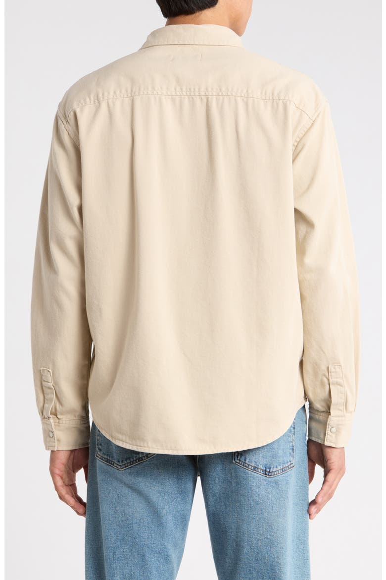 Classic Cotton Button-Up Shirt, Alternate, color, AU NATURAL