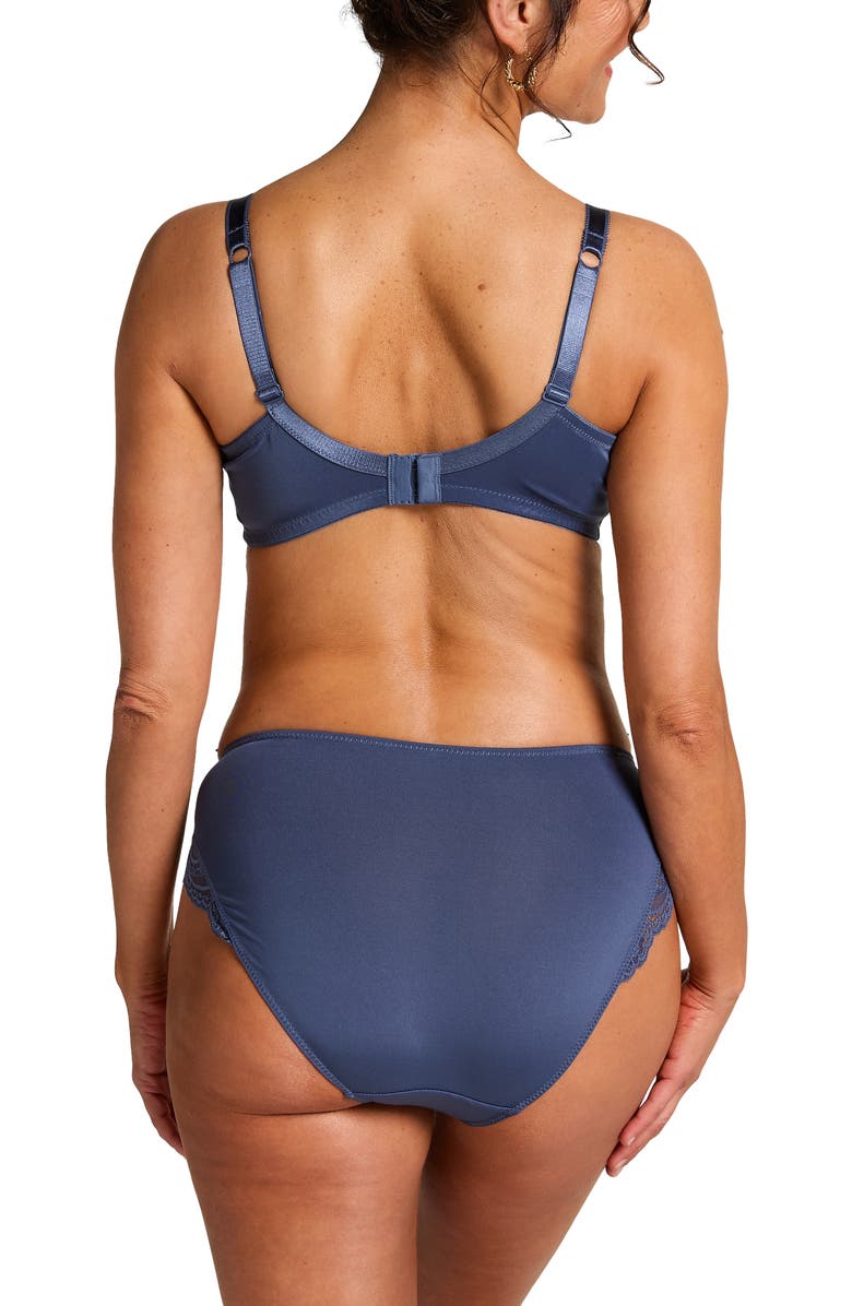 Hunkemöller Sophie High Knickers, Alternate, color, Blue Indigo