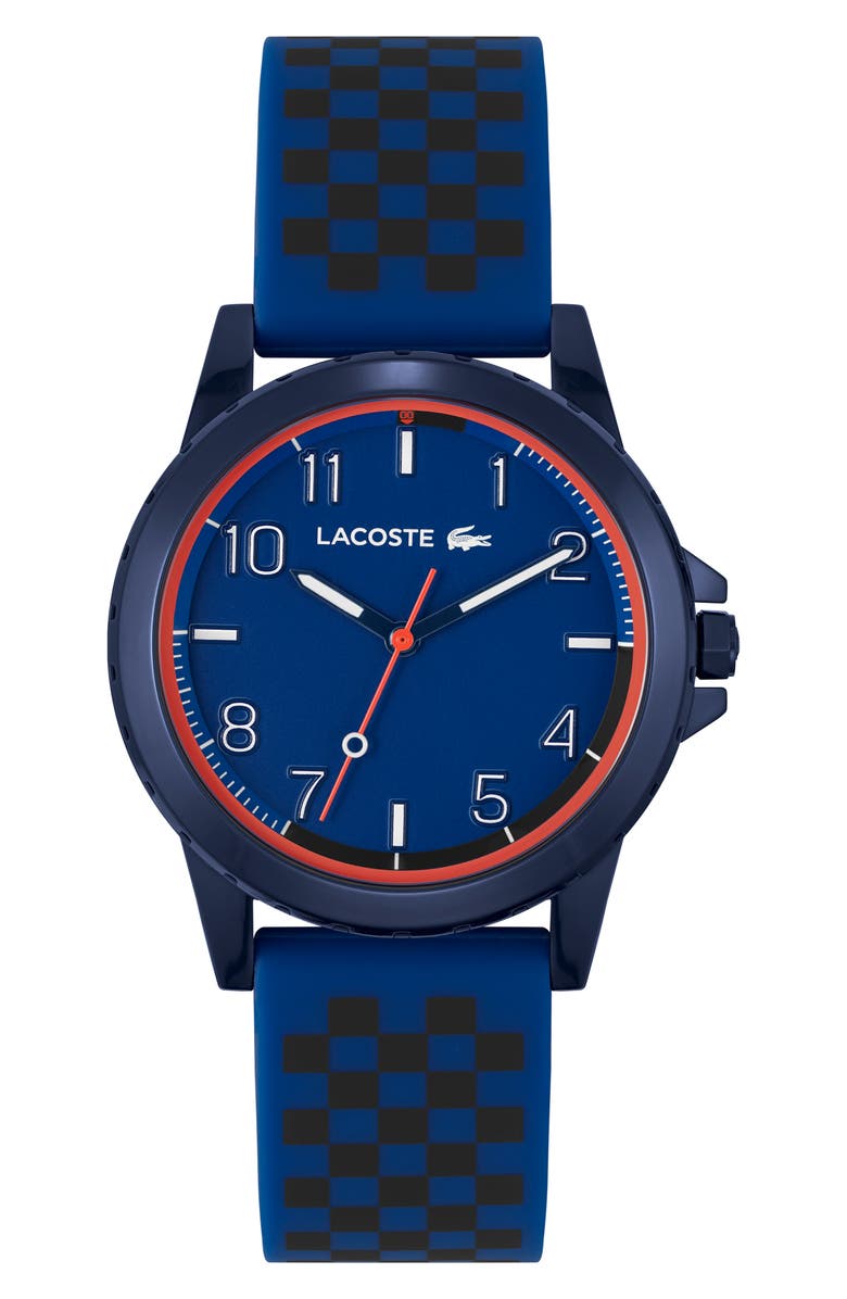 Lacoste Kids' Rider Silicone Strap Watch, 36mm, Main, color,