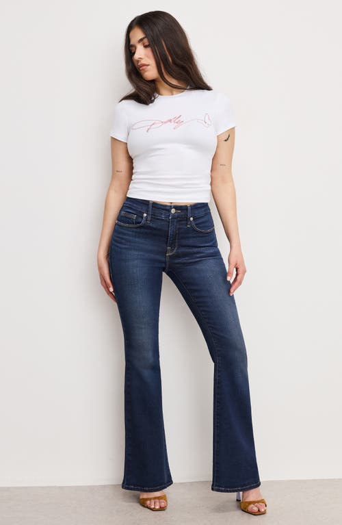 GOOD AMERICAN GOOD AMERICAN DOLLY JOLEANS FLARE JEANS
