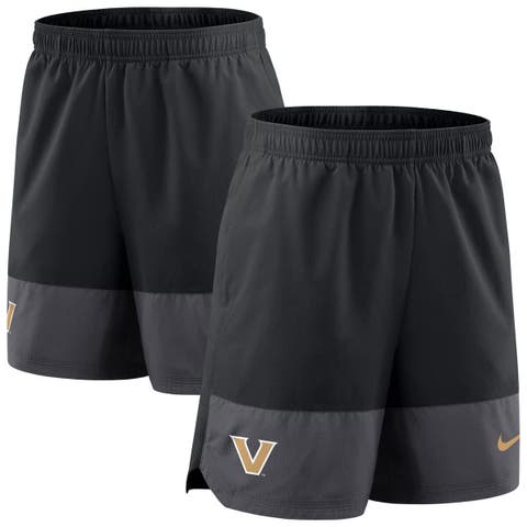Men's Nike Black Vanderbilt Commodores 2025 Sideline Performance Shorts