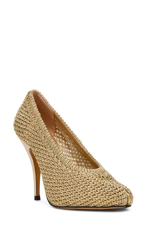Juliette Crochet Pointed Toe Pump