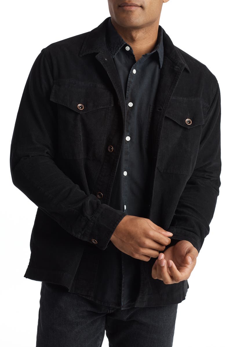 Rowan Odessa Cord Field Jacket, Main, color, Black