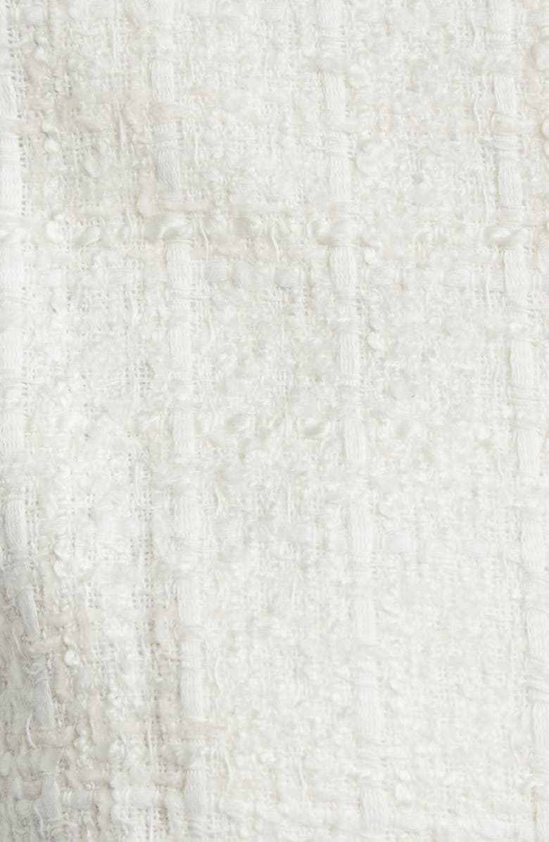 Veronica Beard Nathan Cotton Blend Tweed Jacket, Alternate, color, White