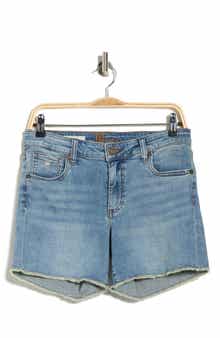 KUT from the Kloth Kity Frayed Denim Boyfriend Shorts