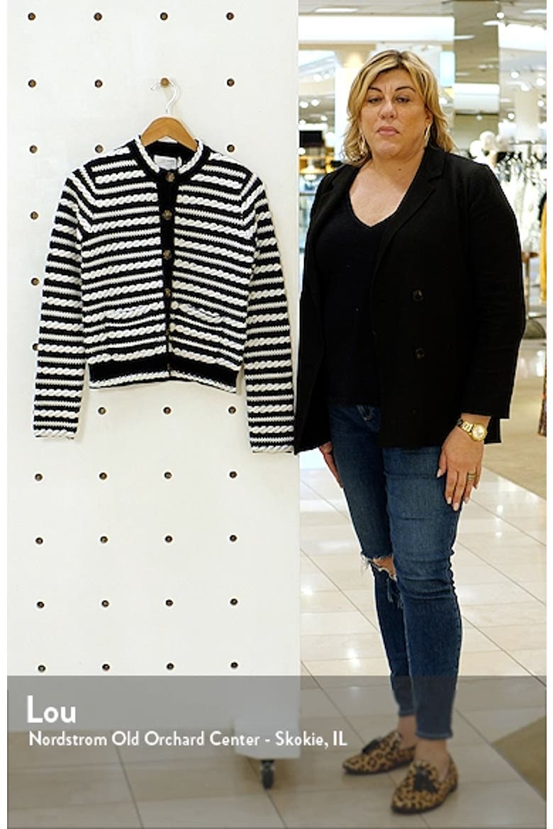 Braid Stripe Cardigan video