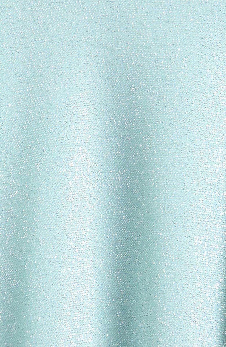 Ava & Yelly Kids' Sparkle Knit Skater Dress, Alternate, color, Mint