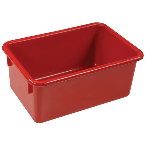 Kaplan Early Learning Company Red Colored Storage Bin In Red