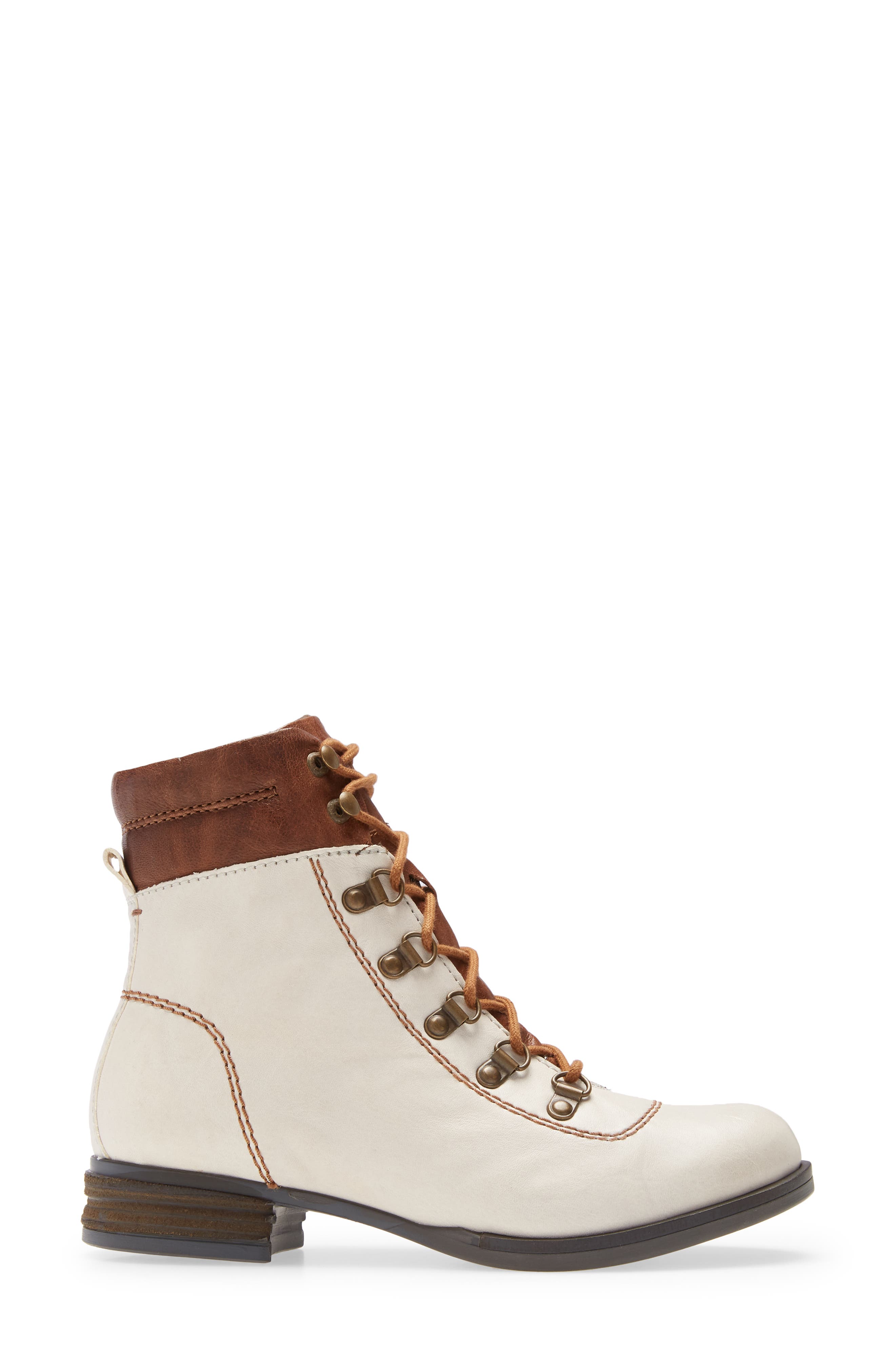 Sanja 09 Bootie, Alternate, color, OFF WHITE LEATHER