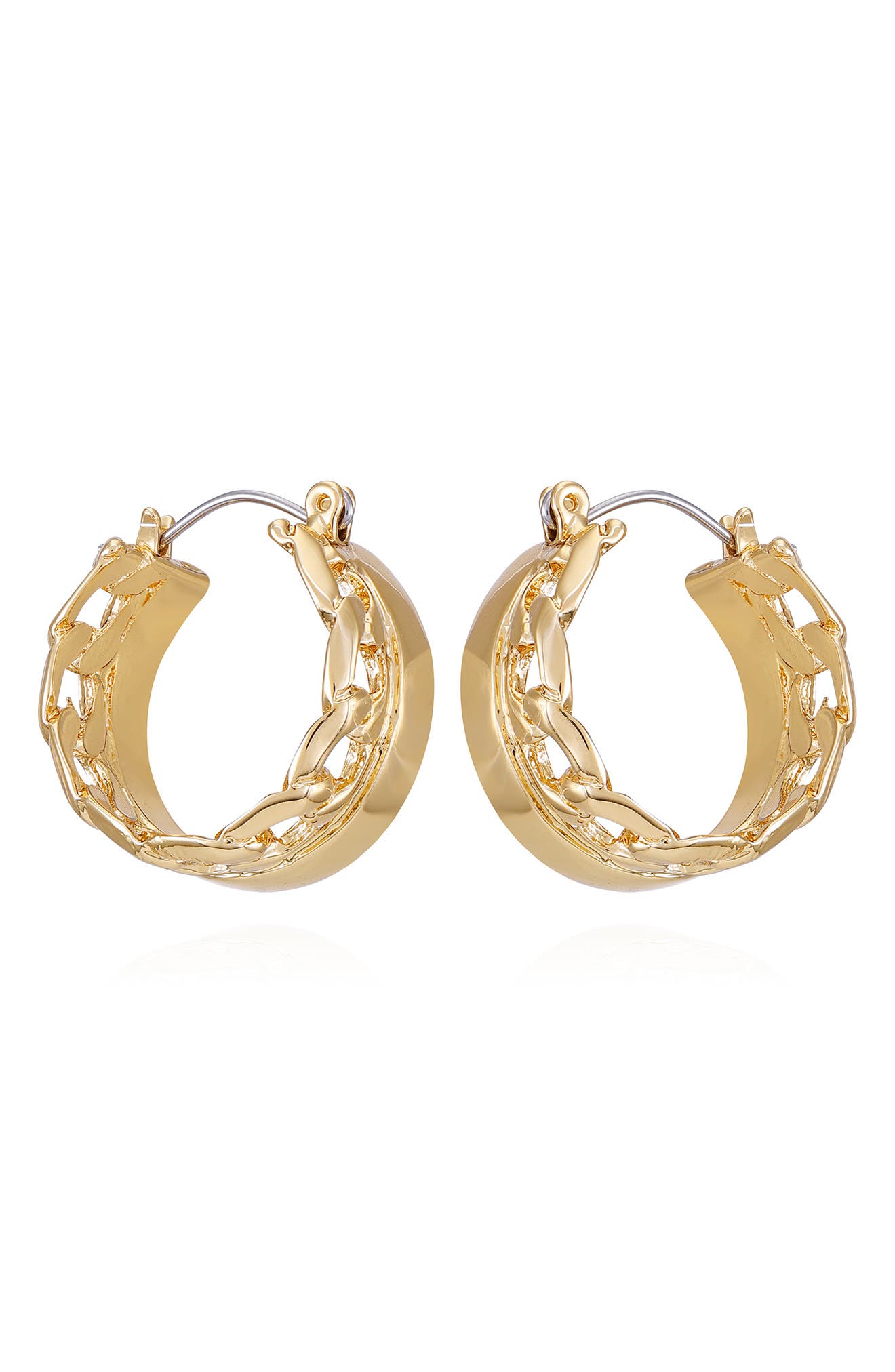 Vince Camuto Chain Hoop Earrings