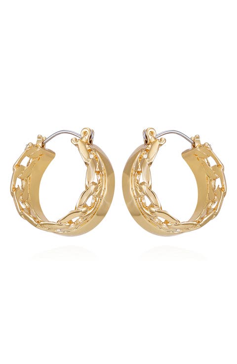 Chain Hoop Earrings
