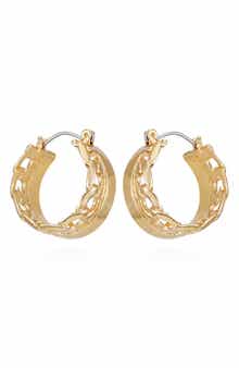 Vince Camuto Chain Hoop Earrings