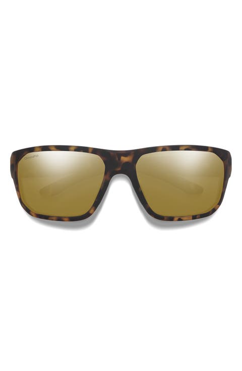 Arvo 61mm ChromaPop™ Polarized Wraparound Sunglasses