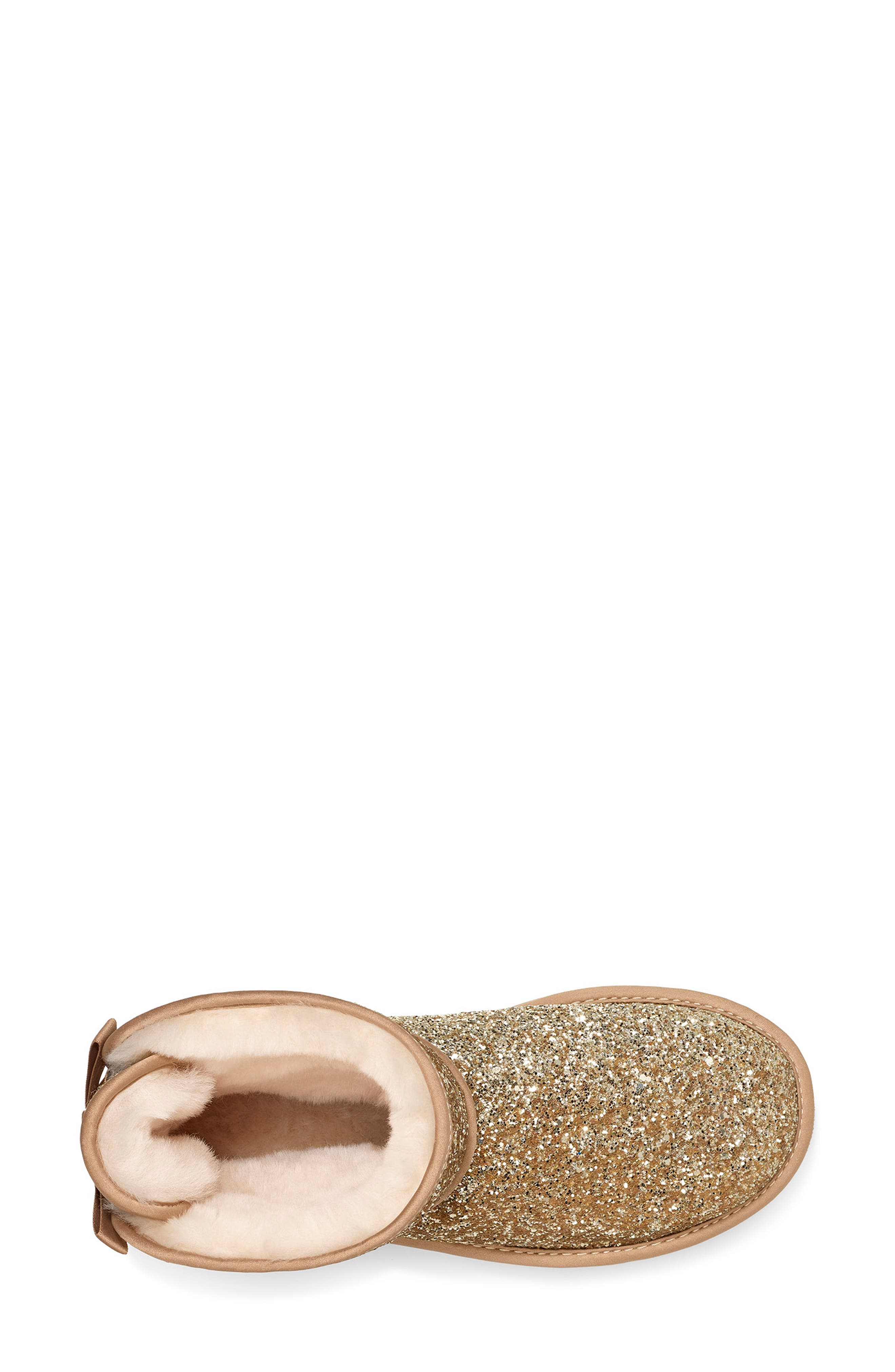 UGG<sup>®</sup> Classic Cosmos Bow Mini Bootie, Alternate, color, Gold