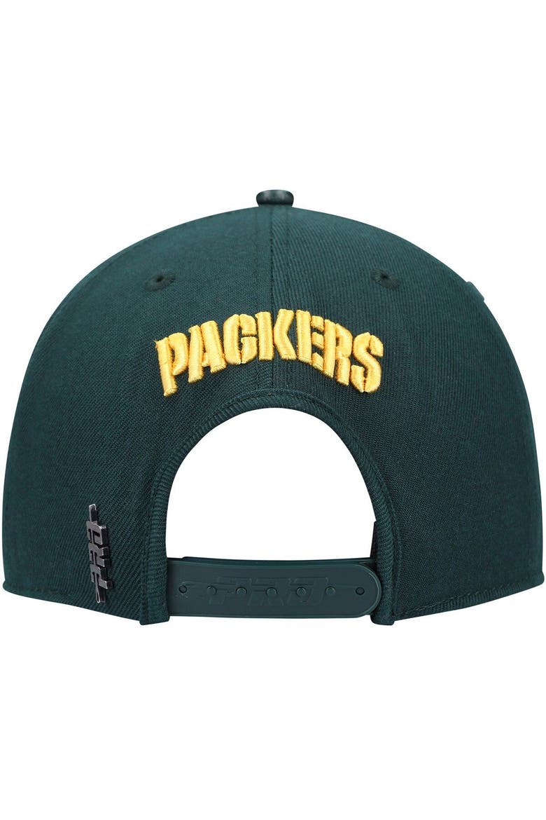 Men's Pro Standard Green Green Bay Packers Logo II Snapback Hat, Alternate, color, Green