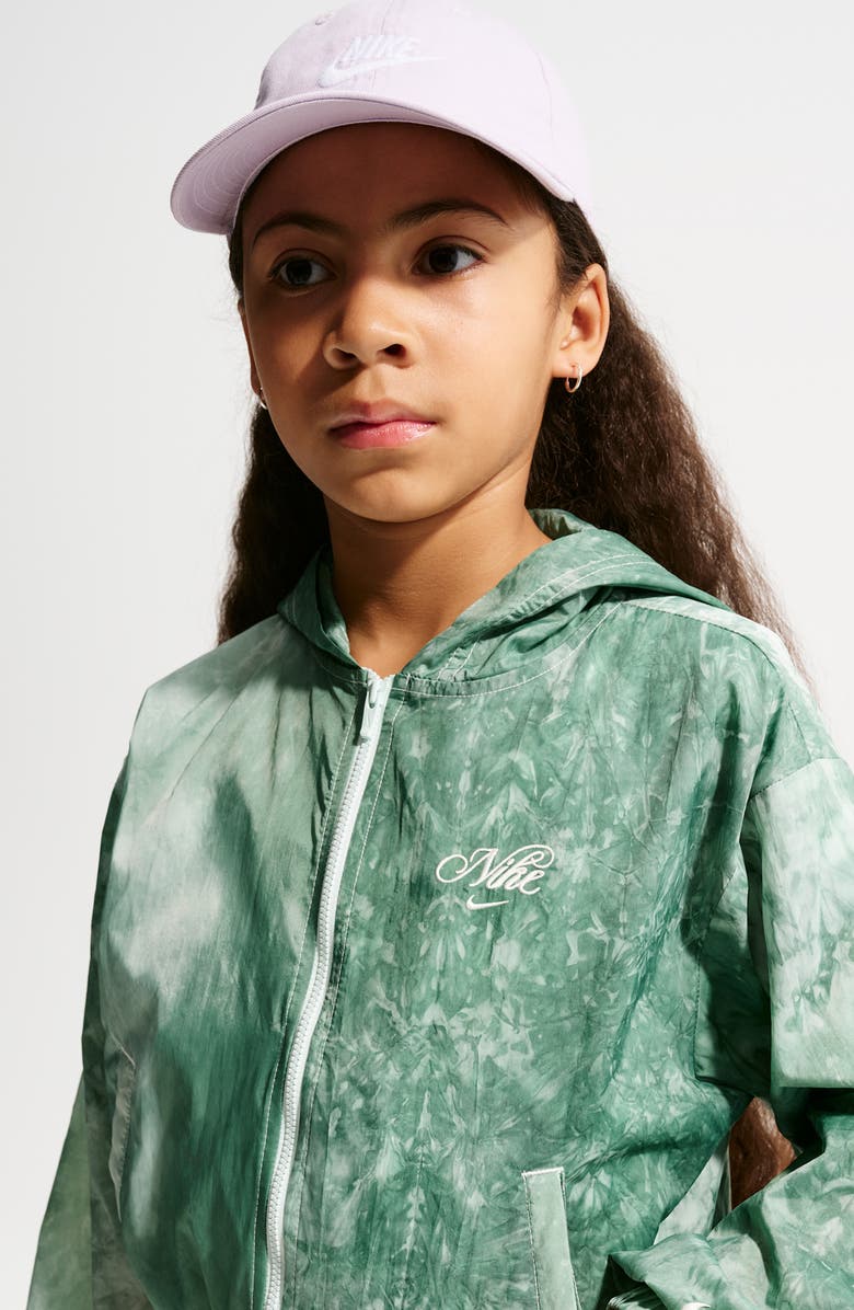 Nike Kids' Water Repellent Track Jacket, Alternate, color, Barely Green/ Soft Pearl