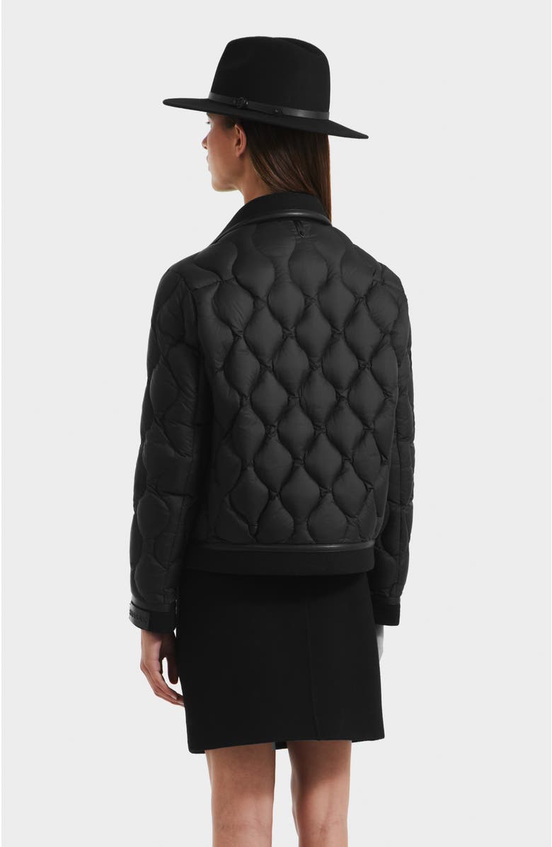 Rudsak Jolie Quilted Light Jacket, Alternate, color, Black