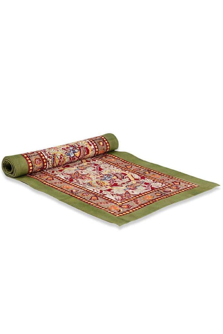 Noel Runner, Main, color, Red/Green 16" x 72"