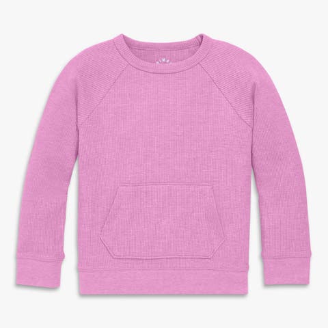 Kids Heathered Waffle Pocket Tee (Toddler, Little Kid, Big Kid)