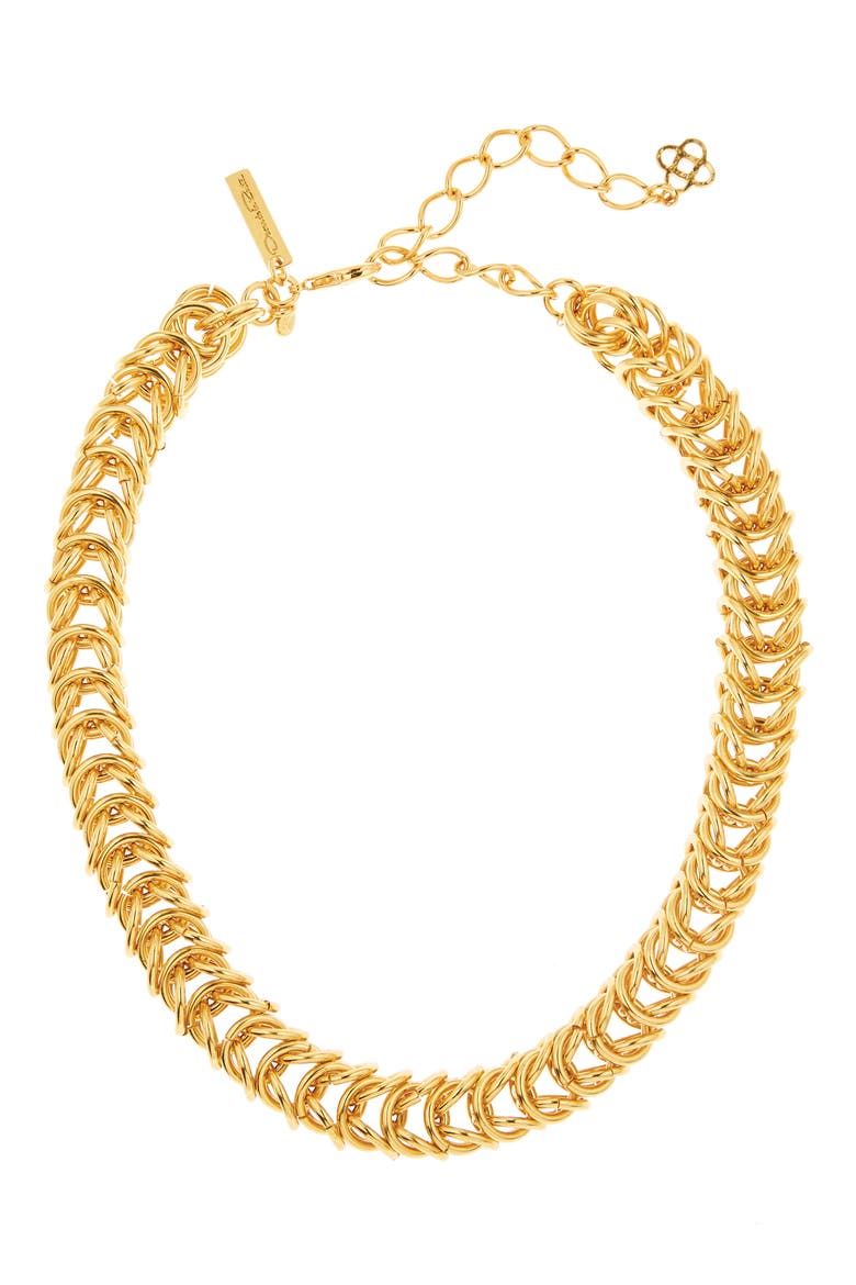 Tubular Chain Necklace, Main, color, GOLD