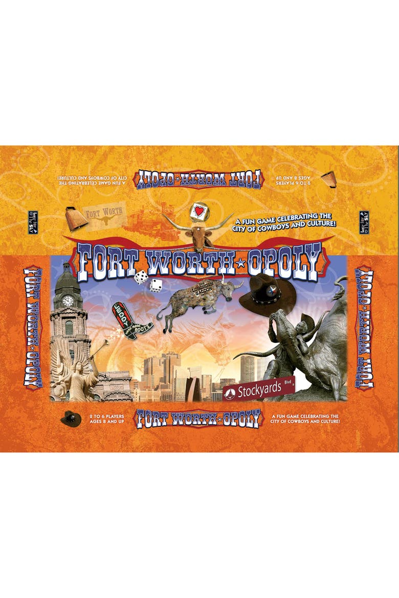 Fort Worthopoly Family Board Game, Main, color, Multicolored