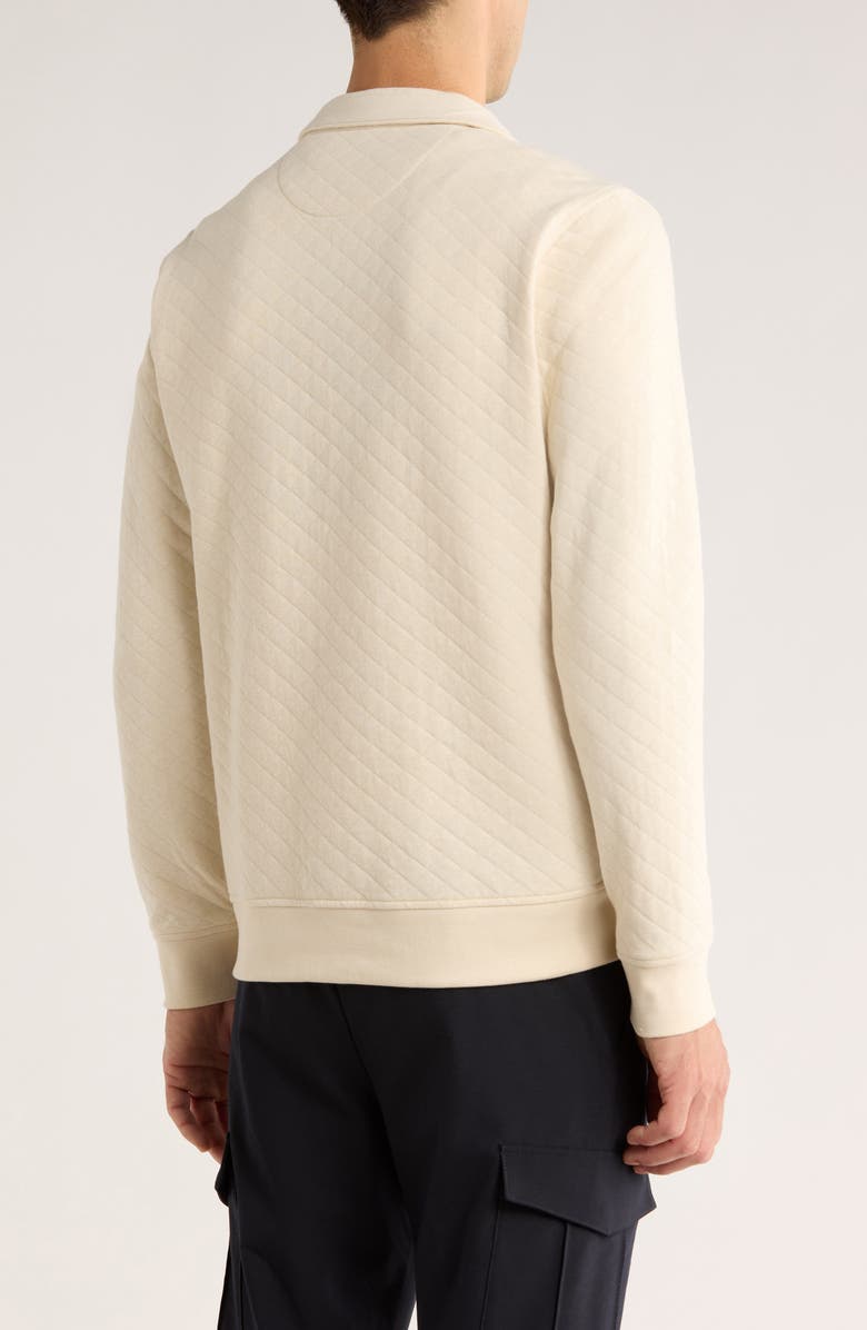 Original Penguin Quilt Stitch Button Half Jacket, Alternate, color, Birch