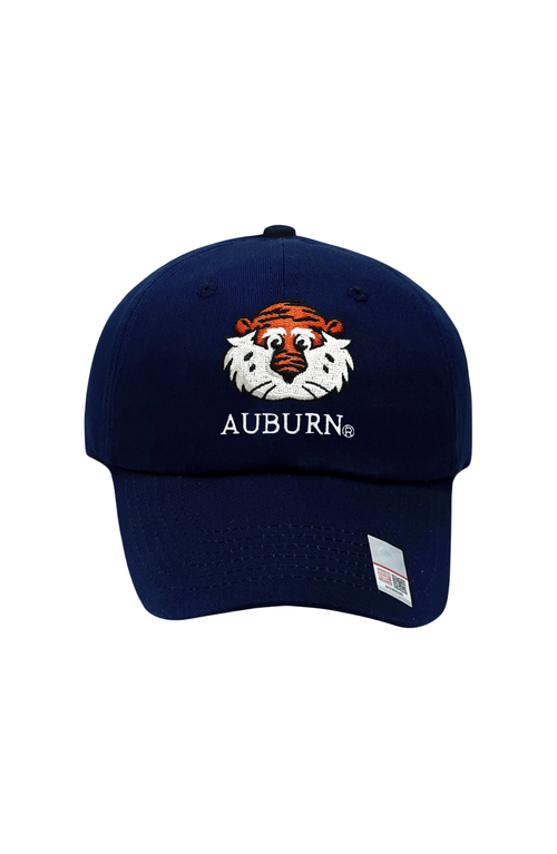 Bits & Bows Auburn Tigers Baseball Hat In Blue