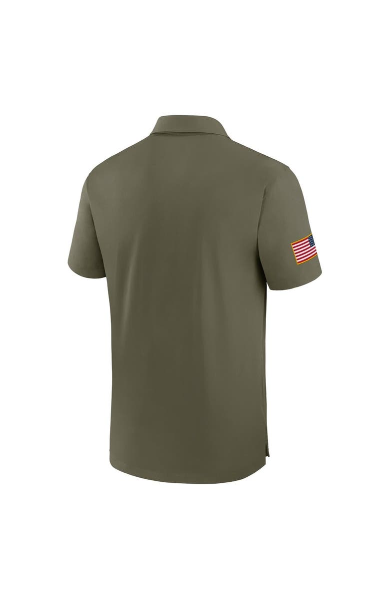 Nike Men's Nike Olive Ohio State Buckeyes 2024 Military Appreciation Tour Performance Polo, Alternate, color, 