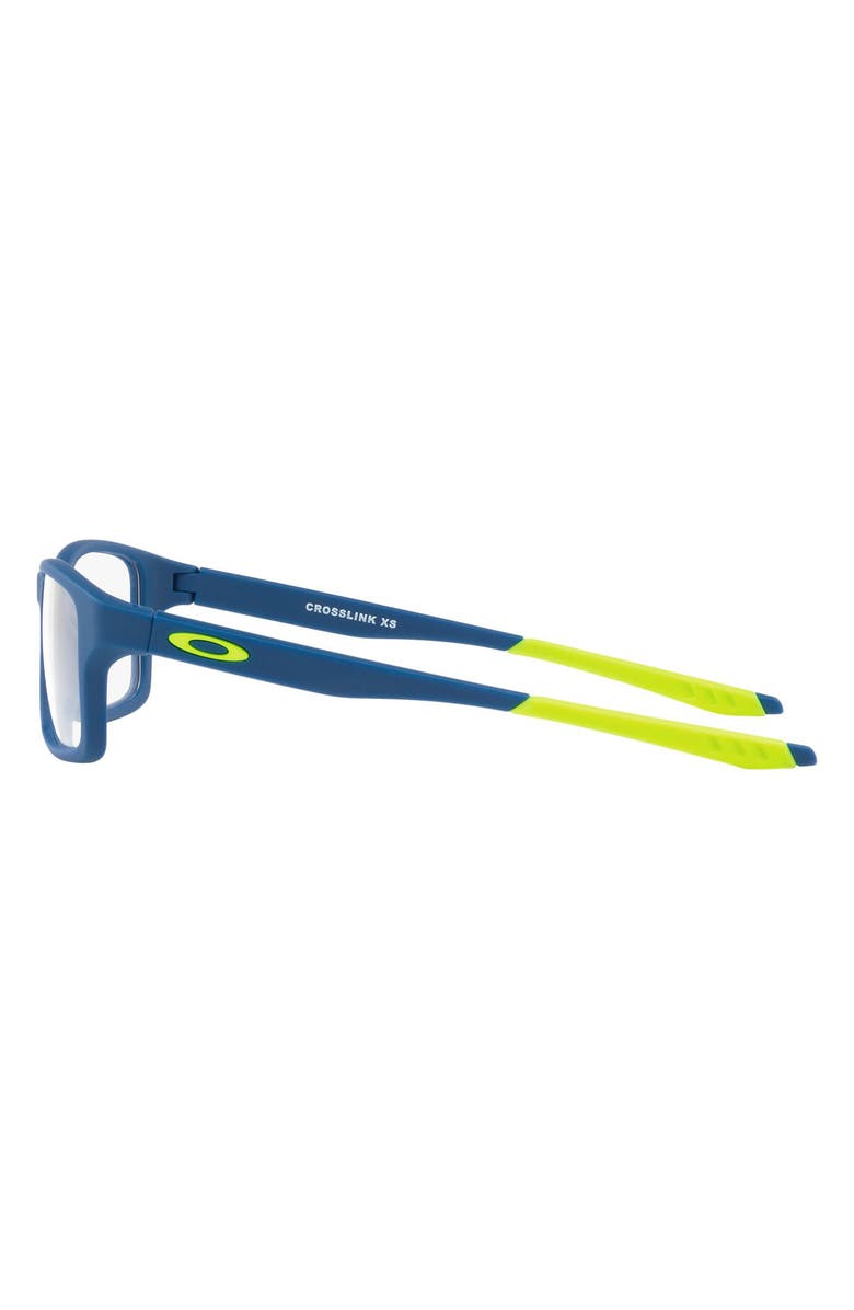 Oakley Kids' Crosslink<sup>™</sup> XS 49mm Rectangular Optical Glasses, Alternate, color, Navy