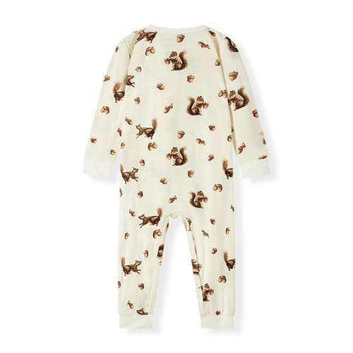 Milkbarn Luxe Stretch Zipper Footed Romper In Neutral