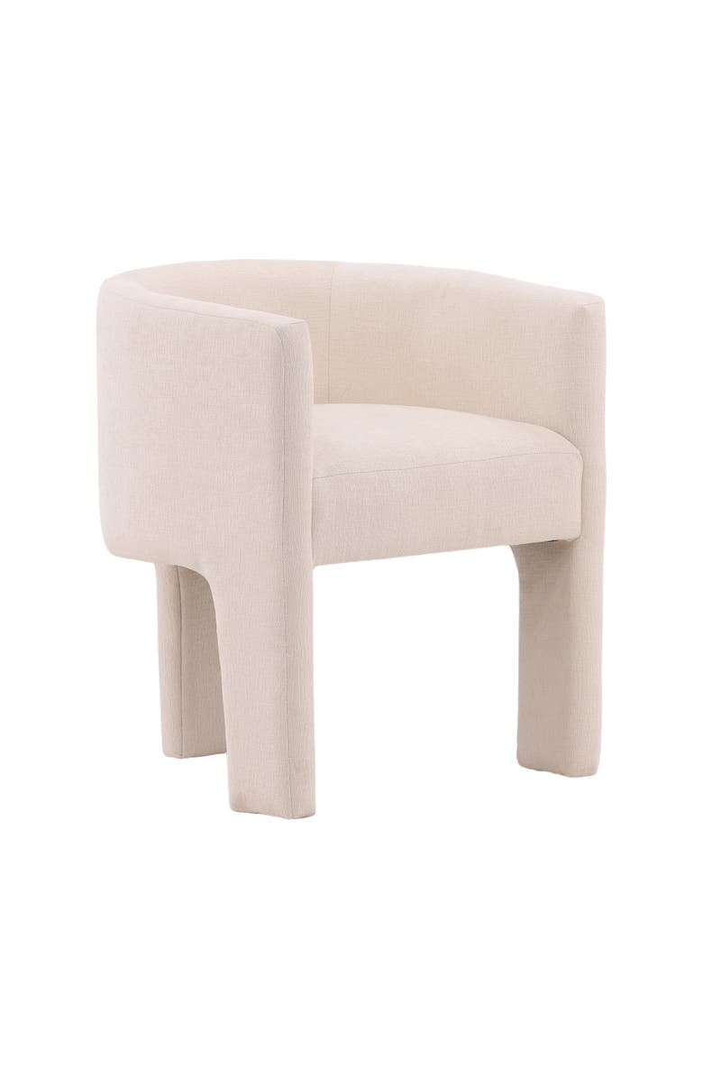 Dovetail Furniture Olivette Dining Chair, Main, color, Cream