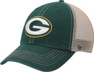 '47 Men's '47 Green/Natural Green Bay Packers Trawler Trucker Clean Up Snapback Hat