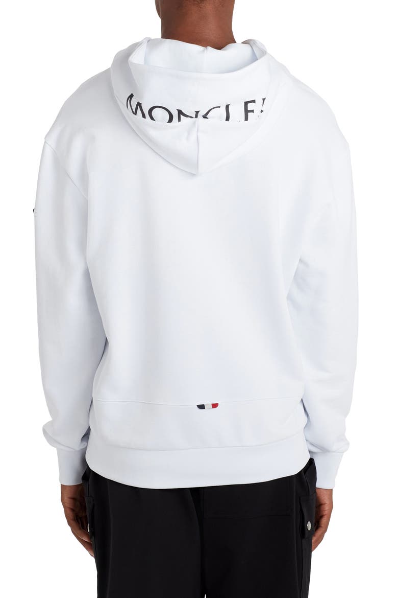 Logo Half Zip French Terry Hoodie, Alternate, color, WHITE