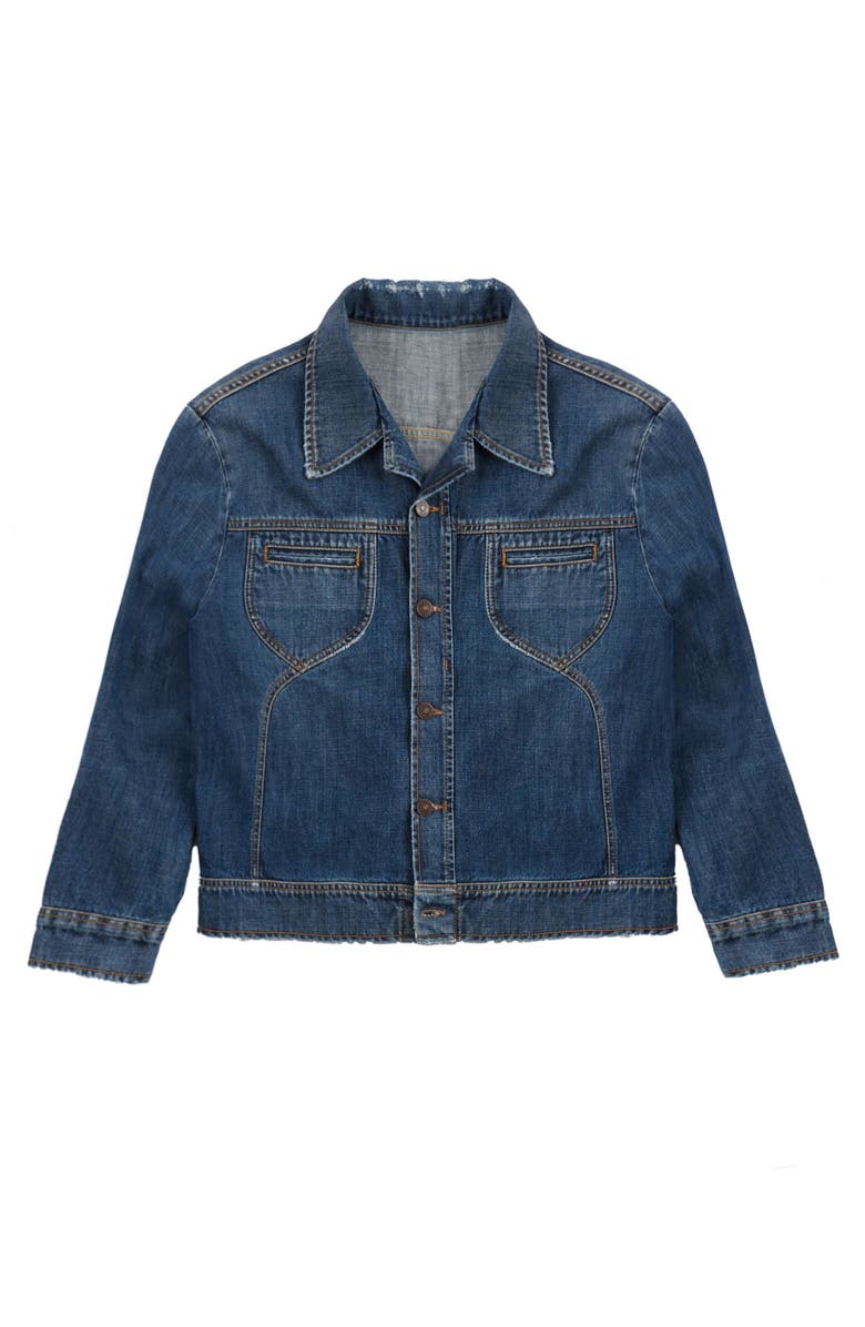 Fortela Whitney Vintage Denim Jacket, Main, color, Stone Wash
