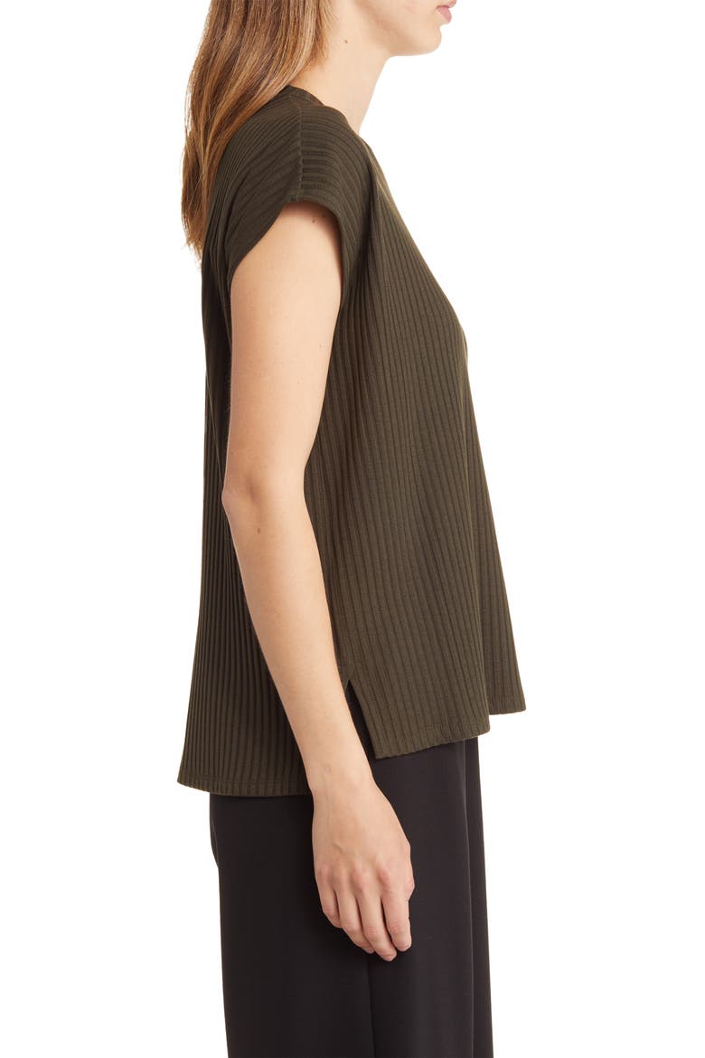 Ribbed Dolman Sleeve Top, Alternate, color, WOODLAND