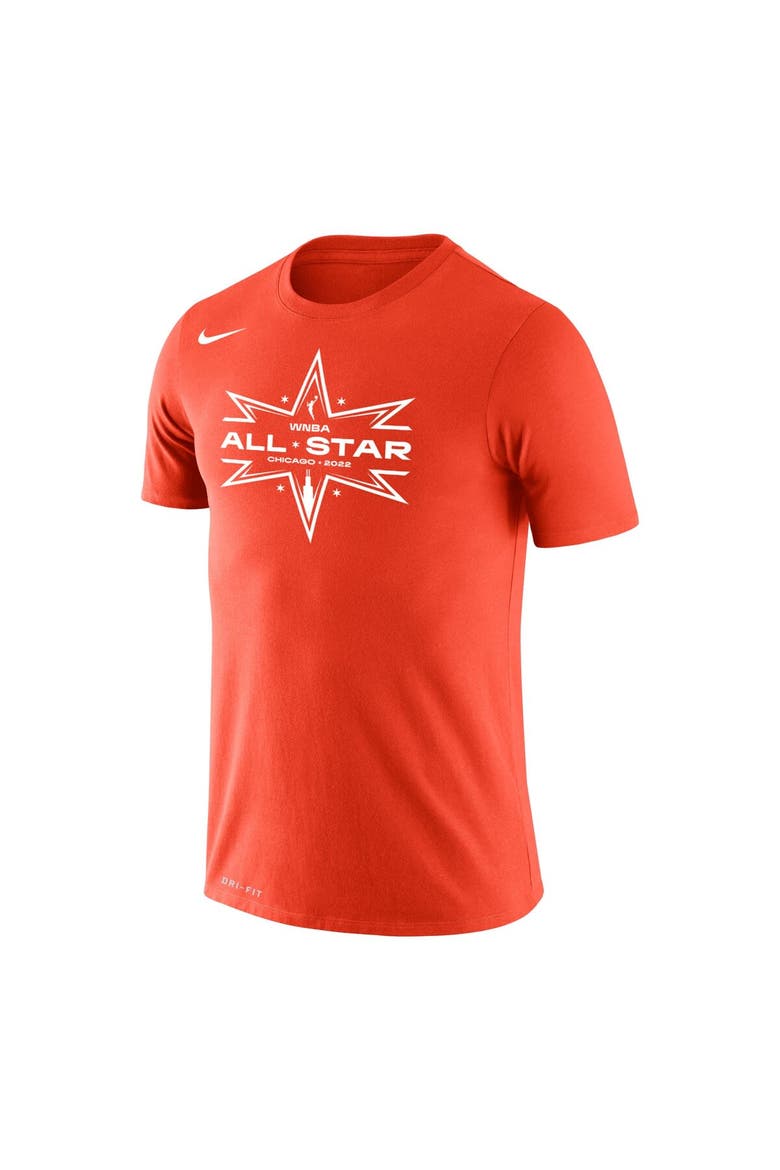 Men's Nike Orange 2022 WNBA All-Star Game Logo Legend Performance T-Shirt, Alternate, color, Orange