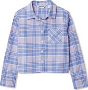 Lands' End Girls Flannel Shirt
