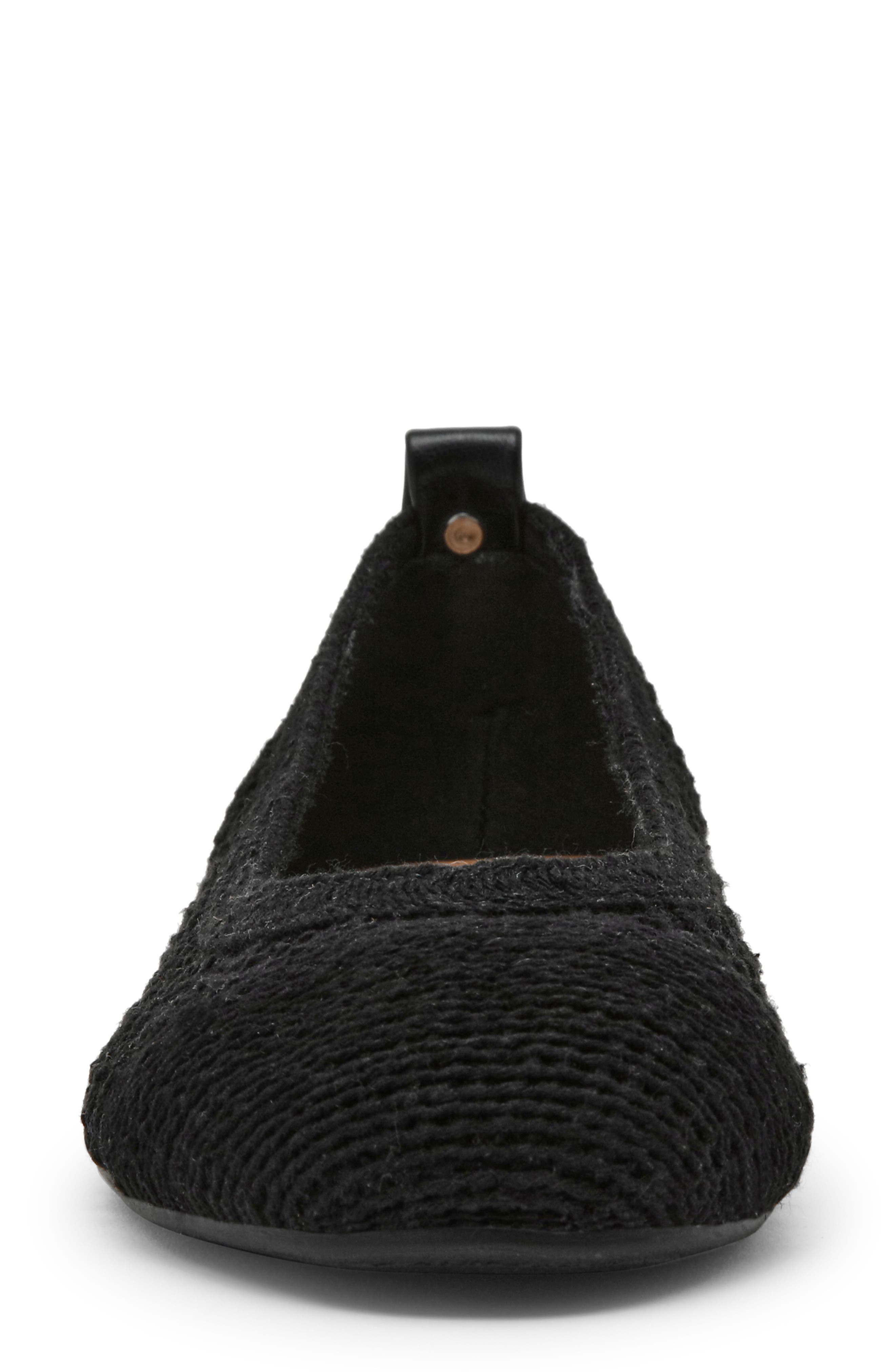 Anne Klein Josey Flat, Alternate, color, Black Woven