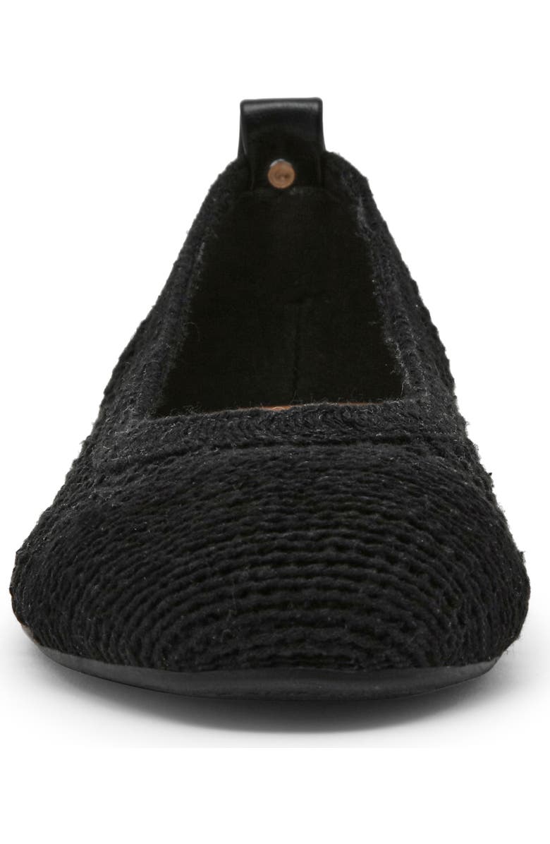 Anne Klein Josey Flat, Alternate, color, Black Woven