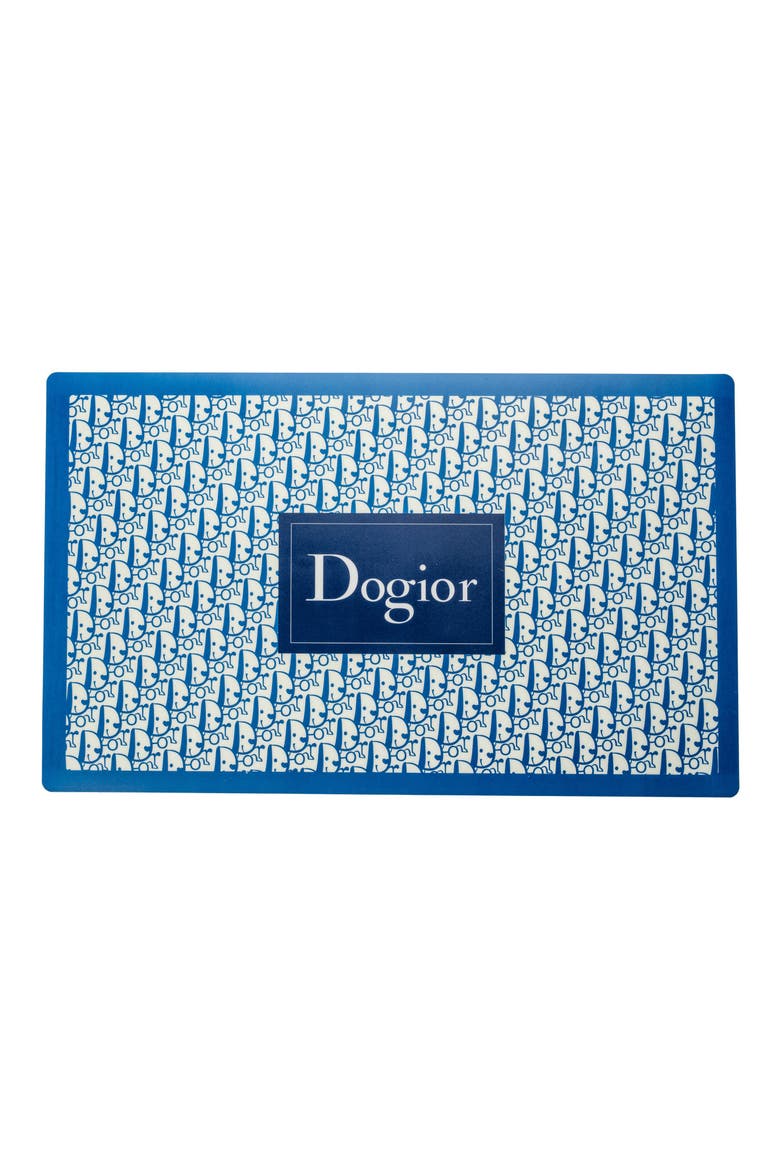 Dogior Placemat, Main, color, BLUE/ WHITE