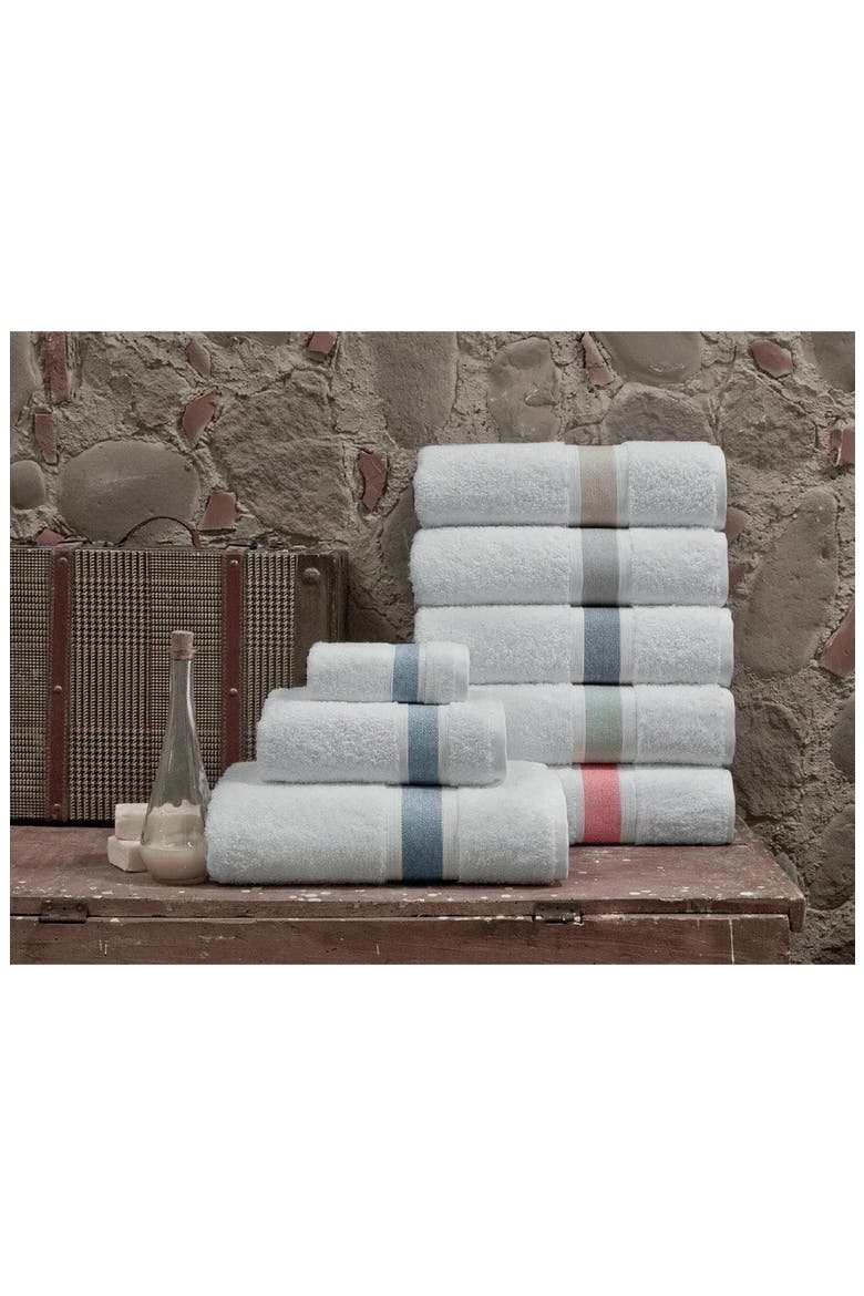 Unique 2-Piece Turkish Cotton Bath Towels, Alternate, color, SILVER
