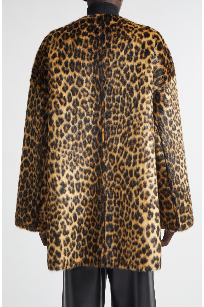Nerissa Leopard Spot Faux Fur Jacket, Alternate, color, LEO