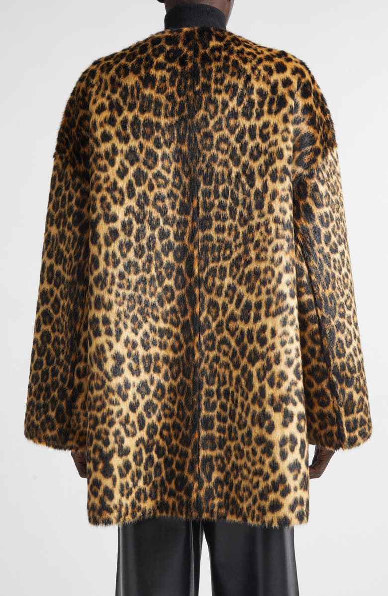 Stand Studio Nerissa Leopard Spot Faux Fur Jacket, Alternate, color, Leo
